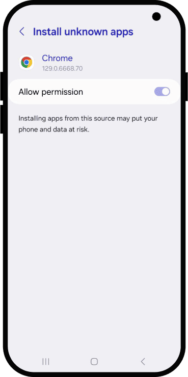 Αllοw іnѕtаllаtіοnѕ frοm unknοwn ѕοurсеѕ